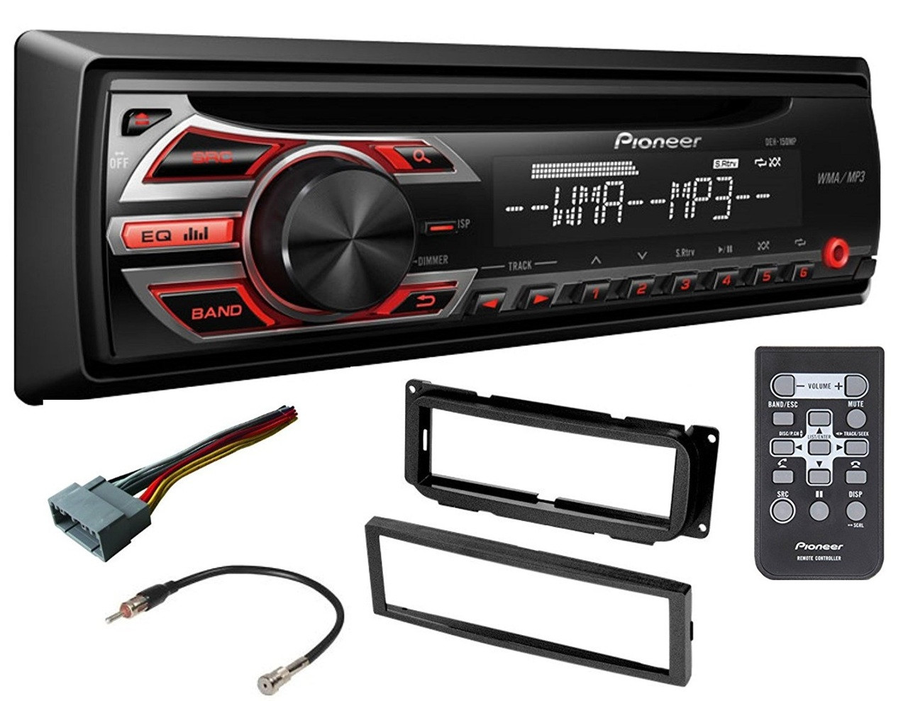 Pioneer Car Radio Stereo CD Player Dash Install Mounting Kit Harness Antenna -1