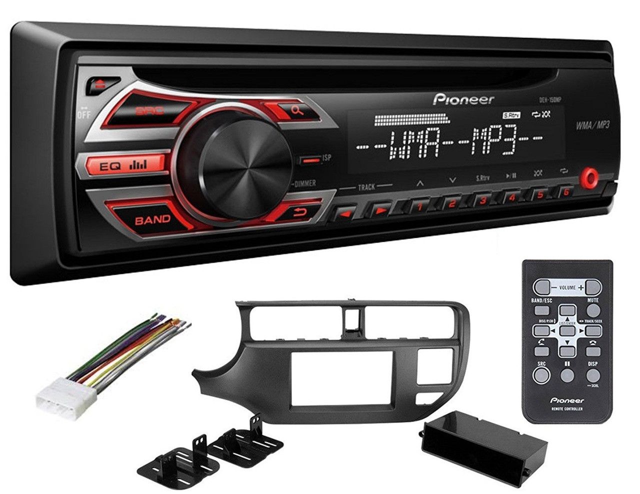 Pioneer Car Radio Stereo CD Player Dash Install Mounting Kit Harness Antenna -42