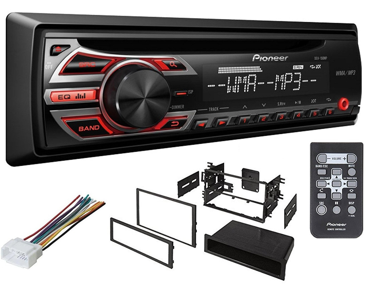 Pioneer Car Radio Stereo CD Player Dash Install Mounting Kit Harness Antenna -3