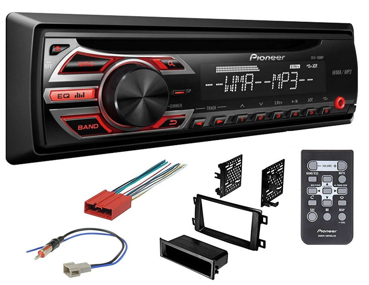 Pioneer Car Radio Stereo CD Player Dash Install Mounting Kit Harness Antenna -33