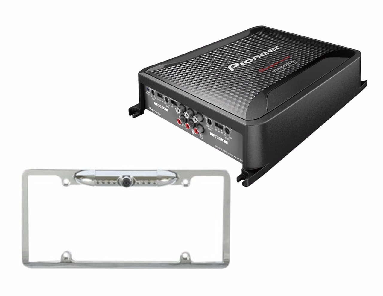 Pioneer GM-D8604 with Absolute Cam-1000 Silver back up camera