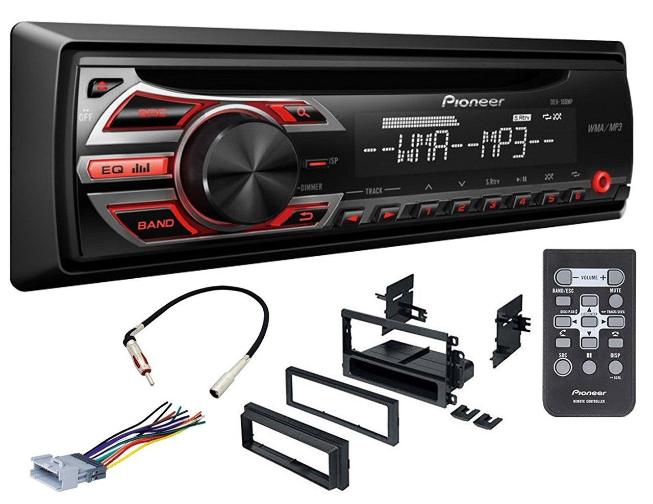 Pioneer Car Radio Stereo CD Player Dash Install Mounting Kit Harness Antenna -2