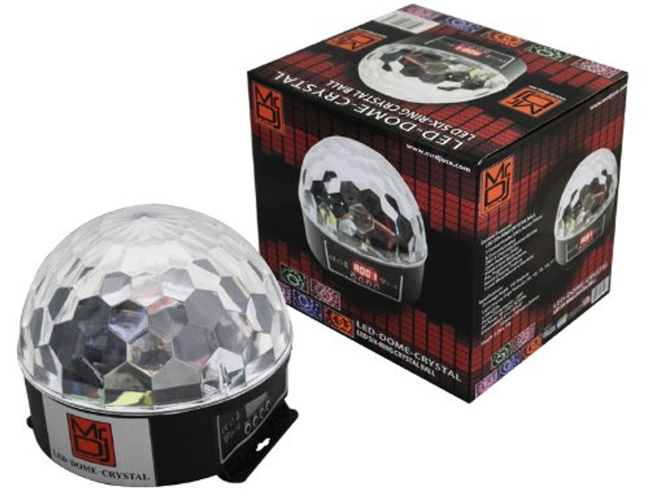 Mr. Dj LED DOME CRYSTAL Six Ring Crystal Ball