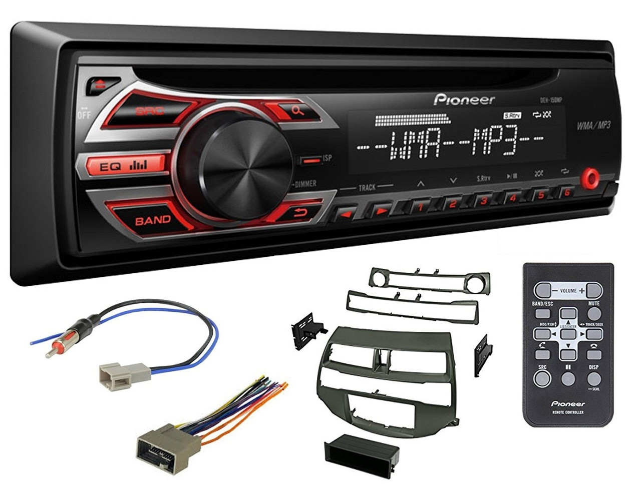 Pioneer Car Radio Stereo CD Player Dash Install Mounting Kit Harness Antenna -39