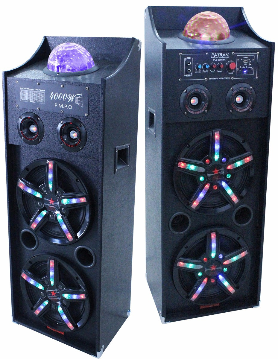 dual 10 inch speakers