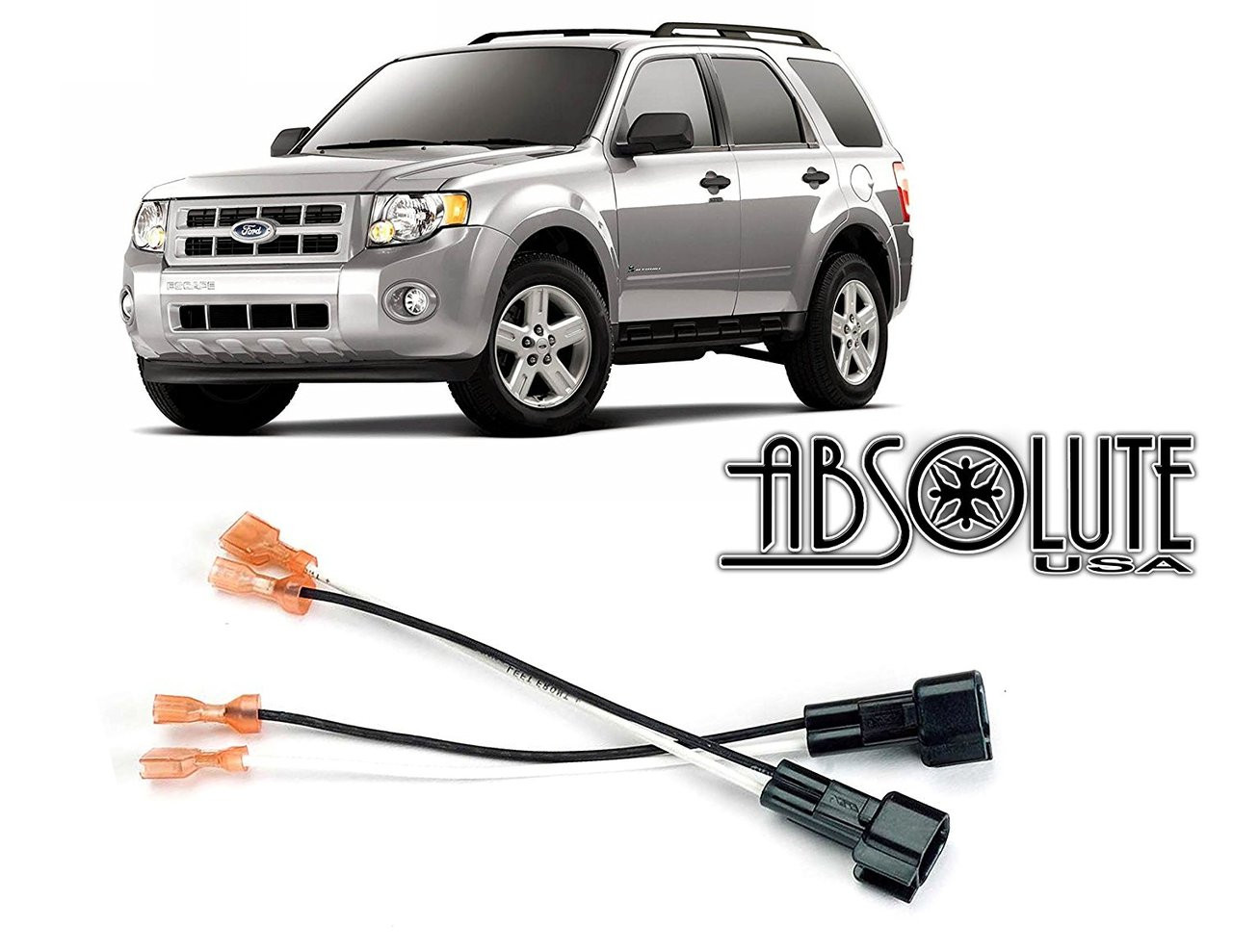 Absolute SPHARN2 Ford Escape 2001-2012 Factory Speaker Replacement Connector Harness Package