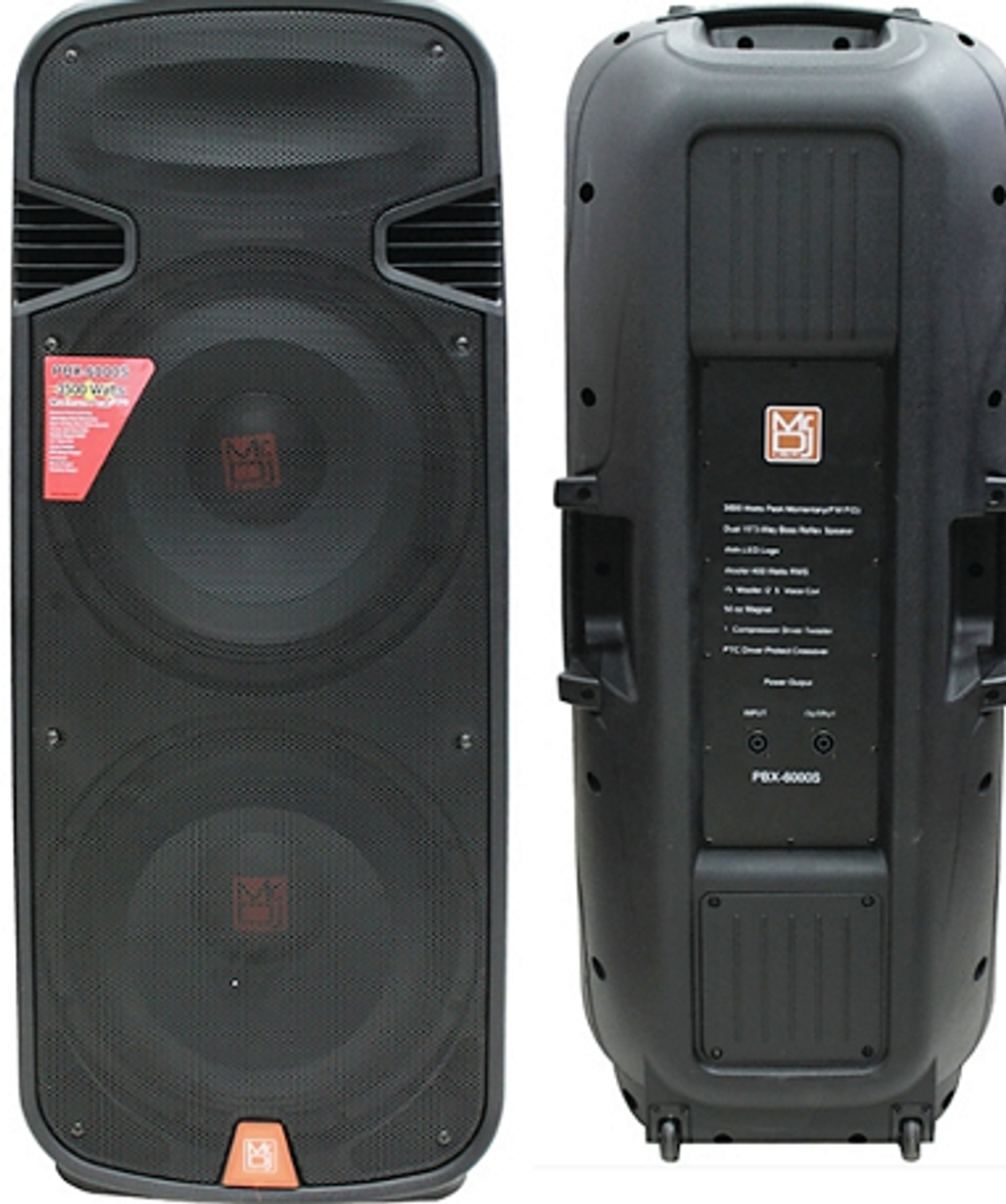 mr dj pbx6100s dual speaker