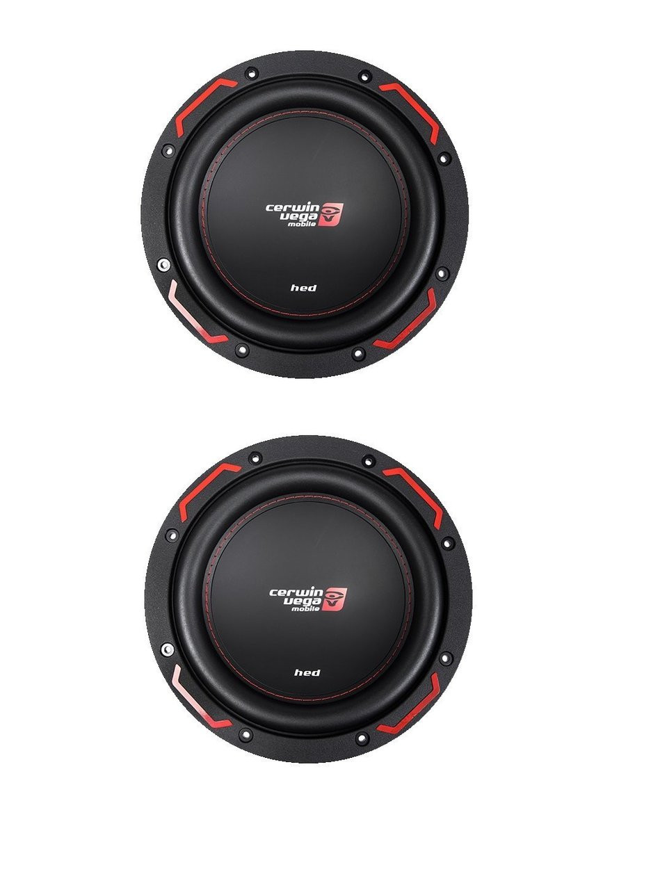 Cerwin Vega H7124D 1400W Max (250W RMS) 12" HED Series Dual 4-Ohm Car Subwoofer