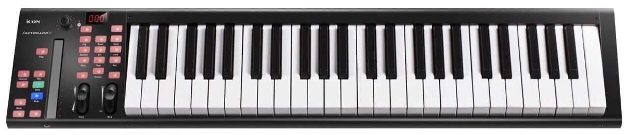 ICOK-IKEYBOARD5X iKeyboard 5X - 49-Key MIDI keyboard semi-weighted keys with single channel DAW controller