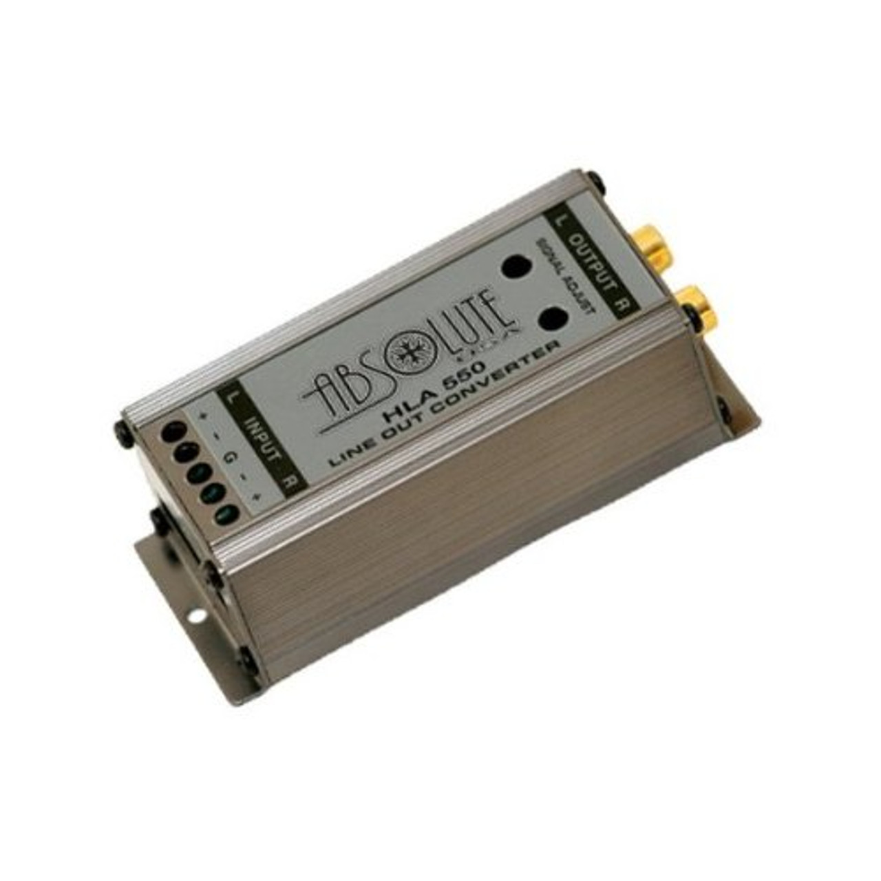 Absolute HLA550 2 Channel High Level to Low Converter Line Output with Ground Loop Isolator Built in signal Noise Eliminator