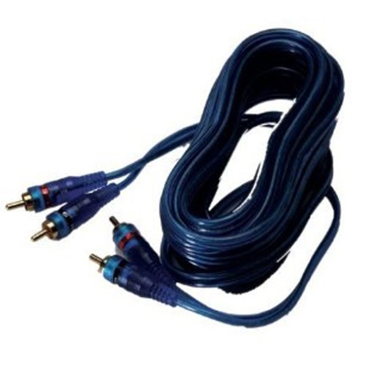 Absolute HYPR-20 Hyper Series RCA Interconnect Audio Cables, 20 Feet (Blue)