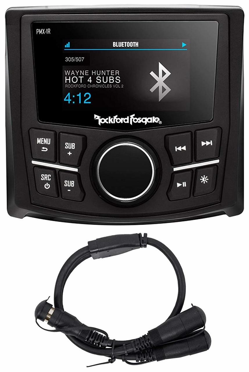 Rockford Fosgate PMX-1R Full Function Wired Remote with 2.7" Display for Select Rockford Fosgate Receivers