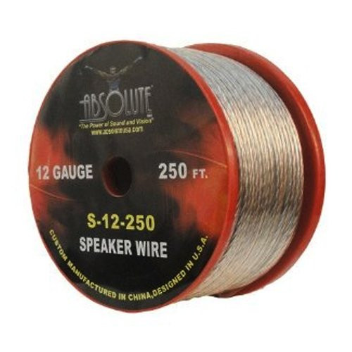 Absolute S12250 12 Gauge 250 feet Spool Speaker Wire