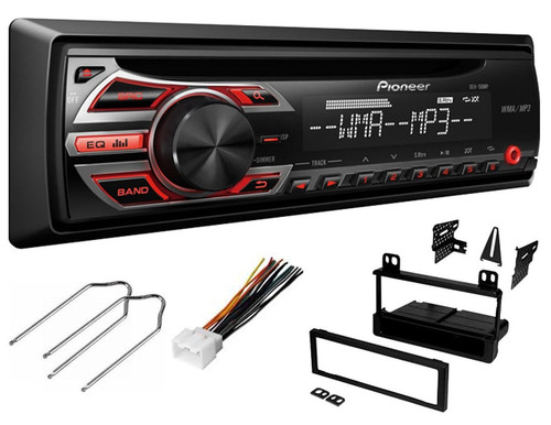 Pioneer DEH-150MP Ford Car Radio Stereo CD Player Dash Install Mounting Kit Harness Antenna
