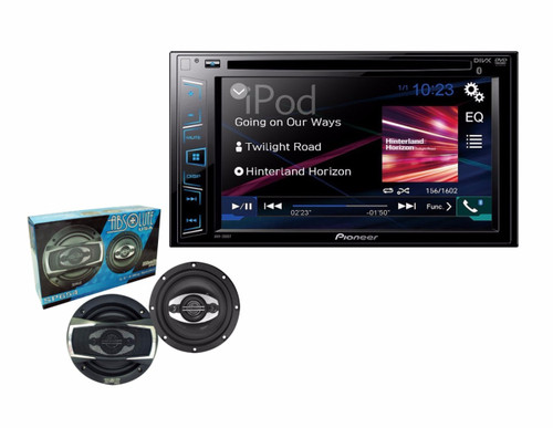 Pioneer AVH-280BT with Absolute SP654 6.5" speakers