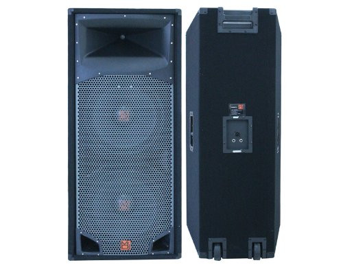 MR DJ COMSD15 DOUBLE 15" THREE WAY PRO PA/DJ SPEAKER 5000 MAX POWER