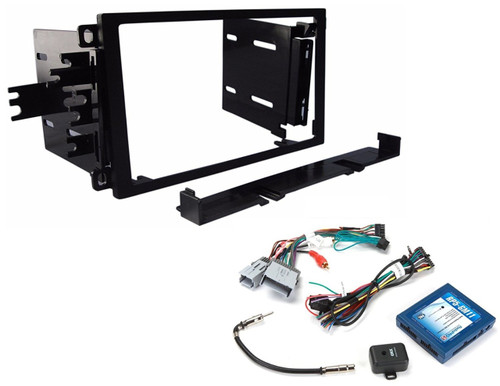 Car Radio Stereo CD Player Dash Install Mounting Trim Bezel Panel Kit + Harness -58