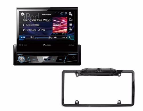Pioneer AVH-X7800BT with Absolute Cam-1000 Black back up camera
