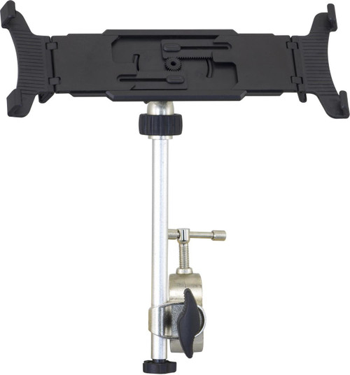 Peavey Tablet Mounting System II Adjustable (4.7" - 12.9") Tablet and Smartphone Holder with Metal Clamp and Threaded Microphone Stand Adapter