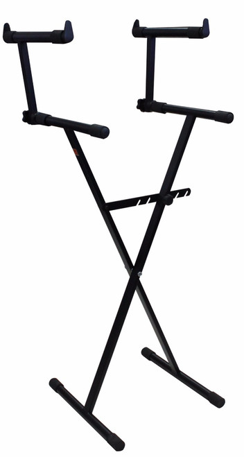 Mr Dj KS550 X Style Pro Dual Music Keyboard Stand