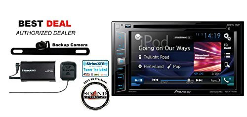 Pioneer AVH-X2800BS Multimedia DVD Receiver w/ 6.1" VGA Display Built In Bluetooth, SiriusXM Satellite Radio SXV300v1 Antenna and Backup Camera along with a SOTS Air Freshener