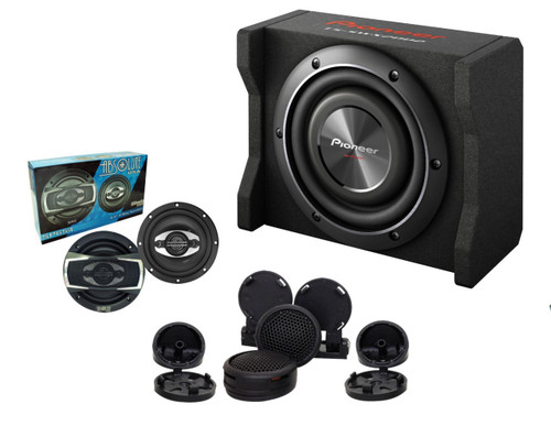 Pioneer TS-SWX2002with Absolute TW800 tweeter and SP654 6.5" speakers