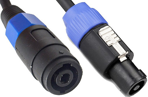 MR DJ CSMSF100 100-FEET SPEAKON MALE TO SPEAKON FEMALE UNIVERSAL PRO AUDIO DJ/PA SPEAKER CABLE