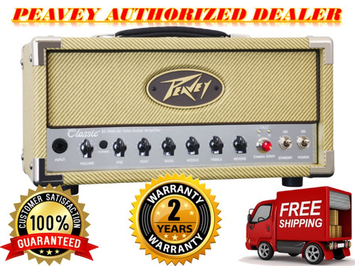 Peavey Classic 20 MH 20-Watt Micro Tube Guitar Amplifier Head