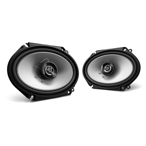 Kenwood KFC-C6866S 500W Max (60W RMS) 6" x 8" 2-Way Coaxial Car Speakers