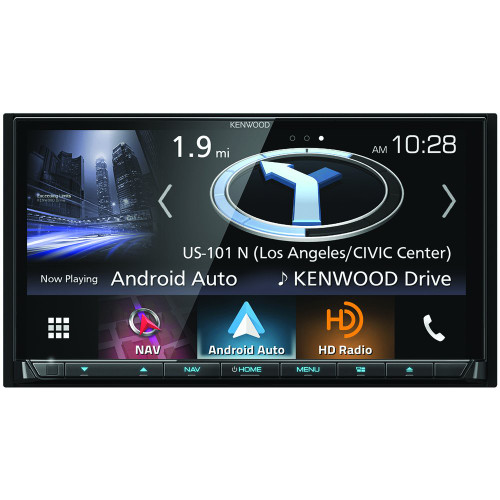 Kenwood DNX874S Apple CarPlay and Android Auto In-Dash Navigation Receiver