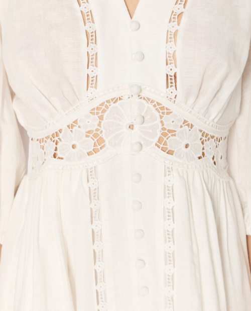 ROODIE DRESS, WHITE