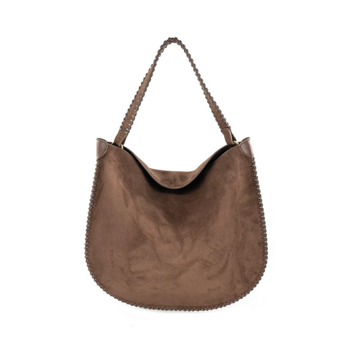SOFT HOBO BAG, CHOCOLATE SOFT HOBO BAG, CHOCOLATE