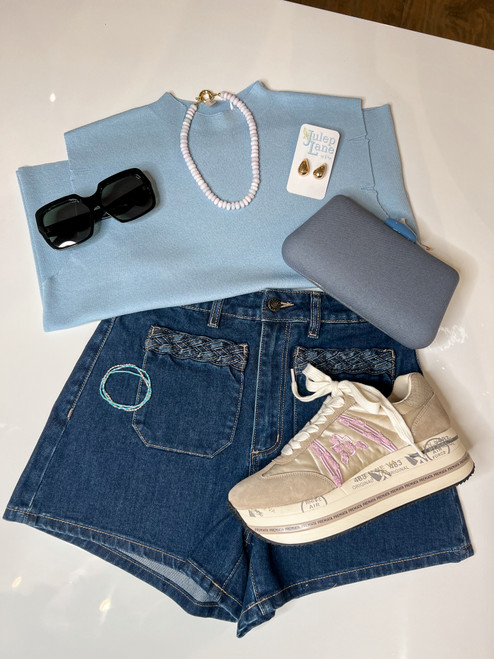 KERISMA BETTY TOP, BABY BLUE