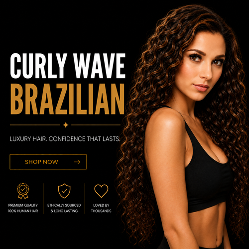 Brazilian Curly! Never goes out of style. Shop Now!