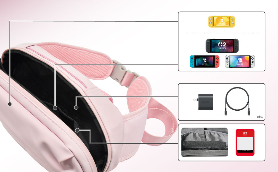 Adventure Pack (Cozy Pink) for Nintendo Switch™ 2 – HORI Europe