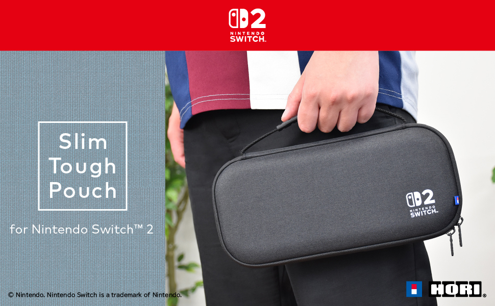 Slim Tough Pouch (Black) for Nintendo Switch™ 2 – HORI Europe