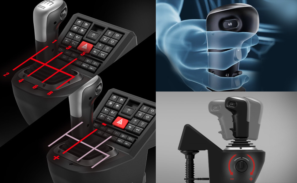Steering Wheel HORI Truck Control System FF + Euro Truck Simulator + American Truck Sim (CIAB