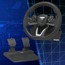 ▷ Hori Racing Wheel APEX Schwarz Lenkrad + Pedale PC, PlayStation 4,  PlayStation 5