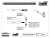 RSS Front Bump/Toe Steer - Outer Ball Joint Pin Rebuild Kit: Includes- 1x Tapered Stud, 1 x Upper Lock Nut, 1 x Lower Lock Nut, 2 x Stud Spacers/Washers. USER NOTE: A new 382 Kit should be installed once ball joint pin has been removed from hub. (Fits Part # 370 + 371).