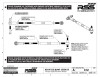 ADJUSTABLE REAR TOE STEER KIT Set of 2. The RSS Adjustable Rear Toe Steer Kit is designed for Porsche models that have been lowered. This kit will help minimize the suspension geometry change in the REAR of the vehicle. Allows for toe adjustment at the toe steer arm giving the ability to make adjustments independent of the factory eccentric bolts which may not offer sufficient adjustment. Allows for bump steer adjustment.
Greatly improves handling and feedback. Eliminates rubber bushing deflection. For off road use only. AVAILABLE FOR ALL PORSCHE® 986, 996, 987 & 997 MODELS INCLUDING TURBO & GT3/GT3RS.
For optional Locking Plate Kit, see our Part #333. For Front Toe/Bump Steer Kit, see our Part #370.