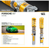 > TTX-technology
> McPherson strut FRONT
> Conventional shock absorber REAR
> 2-way adjustable
> Height adjustable (approx. 20 mm lower than standard)
> Choose your desired spring rates
> Recommended spring (100/120 N/mm) FRONT
> Recommended spring (200 N/mm) REAR
> Use with original top mounts
> Rebuildable
> 2 year limited warranty
> Cancellation kit available. For more info see page 107.
> TÜV approved application

Engineered for the uncompromising world of motorsport and purpose-built performance machines, the Öhlins TTX Pro Suspension System represents the apex of suspension technology. This is not a street upgrade—it is a dedicated tool for high-performance, track-focused vehicles where every tenth of a second and every ounce of feedback matters.

Drawing from over 40 years of elite competition in Formula 1, IndyCar, NASCAR Cup Series, and MotoGP, Öhlins’ patented TTX (Solid Piston Technology) delivers a level of control, precision, and composure traditionally reserved for factory racing programs and hypercars. It transforms vehicle dynamics with race-proven architecture, elevating confidence and capability to levels unattainable with conventional, legacy damper architecture.

The TTX Pro system features solid piston dampers, through-shaft MacPherson struts, and lightweight aluminum bodies and cylinder heads—a configuration designed to provide exceptional stability, thermal efficiency, and reduced unsprung weight under extreme load. With independent compression and rebound adjustability and ride height tuning, the system can be tailored precisely to vehicle setup, driver preference, and circuit demands.

This is the ultimate expression of performance through precision.This is Öhlins TTX Pro—where race-winning technology meets professional-grade execution.

Key Details
• Patented TTX Technology – developed at the highest levels of motorsport
• Solid Piston Architecture – pure, undiluted response
• Independent 2-Way Adjustability – precision compression and rebound tuning
• Ride Height Adjustable – dialed-in balance and stance
• Through-Shaft MacPherson Struts & Aluminum Bodies – lightweight, track-proven durability