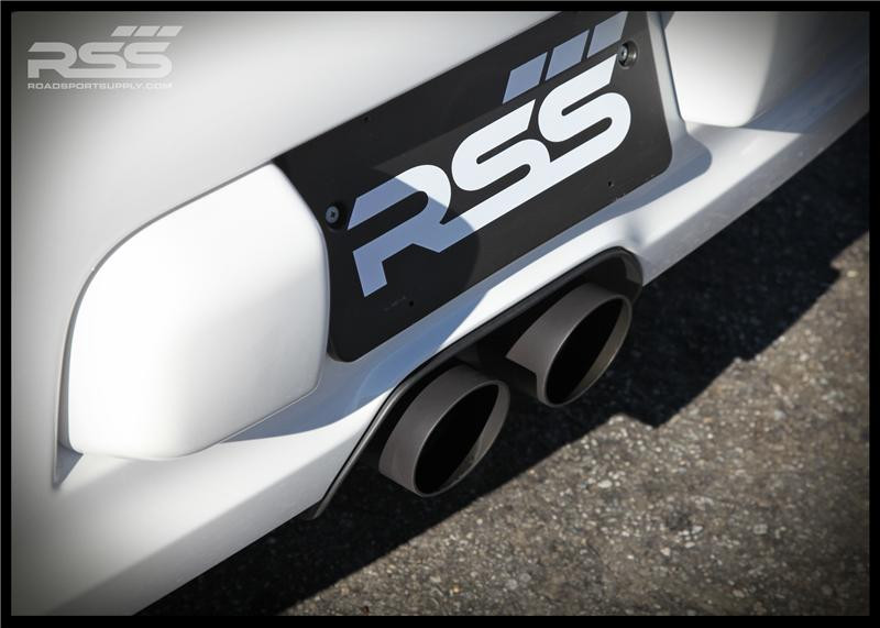 1208/30 RSS X-Pipe Center Exhaust - (997 GT3 + 991.1 GT3/RS) Black