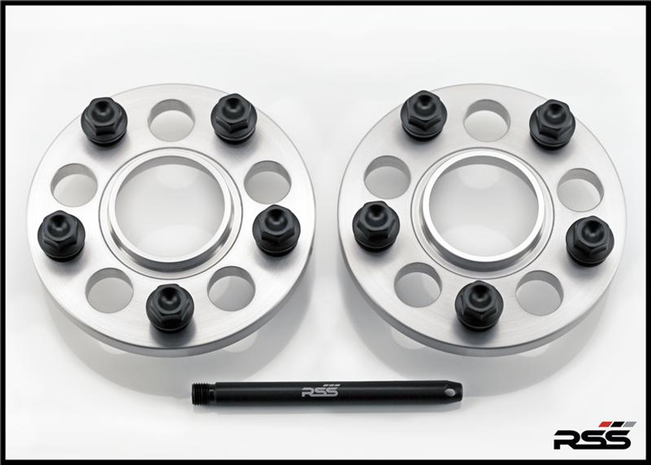 Porsche 15MM SPACERS, SET OF 2 • Perfect for the New 991 981 982 Split Finish Wheel Packages • Kit Includes Silver Spacers and All New Black Wheel Bolts at the Appropriate Longer Length and Locating Pin
• All RSS Wheel Spacer Kits Come In Pairs, Include Locating Pin & Longer Wheel Bolts Where Applicable
• Fitments for Most Late Model Porsche Vehicles Including the Newest 981 & 991
• Available in 5mm, 7mm, 15mm & 18mm Sizes
• Hubcentric Design Where Applicable
• Most Kits Available in Silver or Black with Matching Silver or Black Wheel Bolts
• NEW for 2013 – Combination Finish: Silver Spacers with Black Wheel Bolts (Currently Available In Most Popular Sizes 7mm & 15mm Only)
• Made at RSS in the USA with Premium Grade Materials
• Satisfaction & Fitment Guaranteed Porsche 15MM SPACERS, SET OF 2 • Perfect for the New 991 981 982 Split Finish Wheel Packages • Kit Includes Silver Spacers and All New Black Wheel Bolts at the Appropriate Longer Length and Locating Pin
• All RSS Wheel Spacer Kits Come In Pairs, Include Locating Pin & Longer Wheel Bolts Where Applicable
• Fitments for Most Late Model Porsche Vehicles Including the Newest 981 & 991
• Available in 5mm, 7mm, 15mm & 18mm Sizes
• Hubcentric Design Where Applicable
• Most Kits Available in Silver or Black with Matching Silver or Black Wheel Bolts
• NEW for 2013 – Combination Finish: Silver Spacers with Black Wheel Bolts (Currently Available In Most Popular Sizes 7mm & 15mm Only)
• Made at RSS in the USA with Premium Grade Materials
• Satisfaction & Fitment Guaranteed