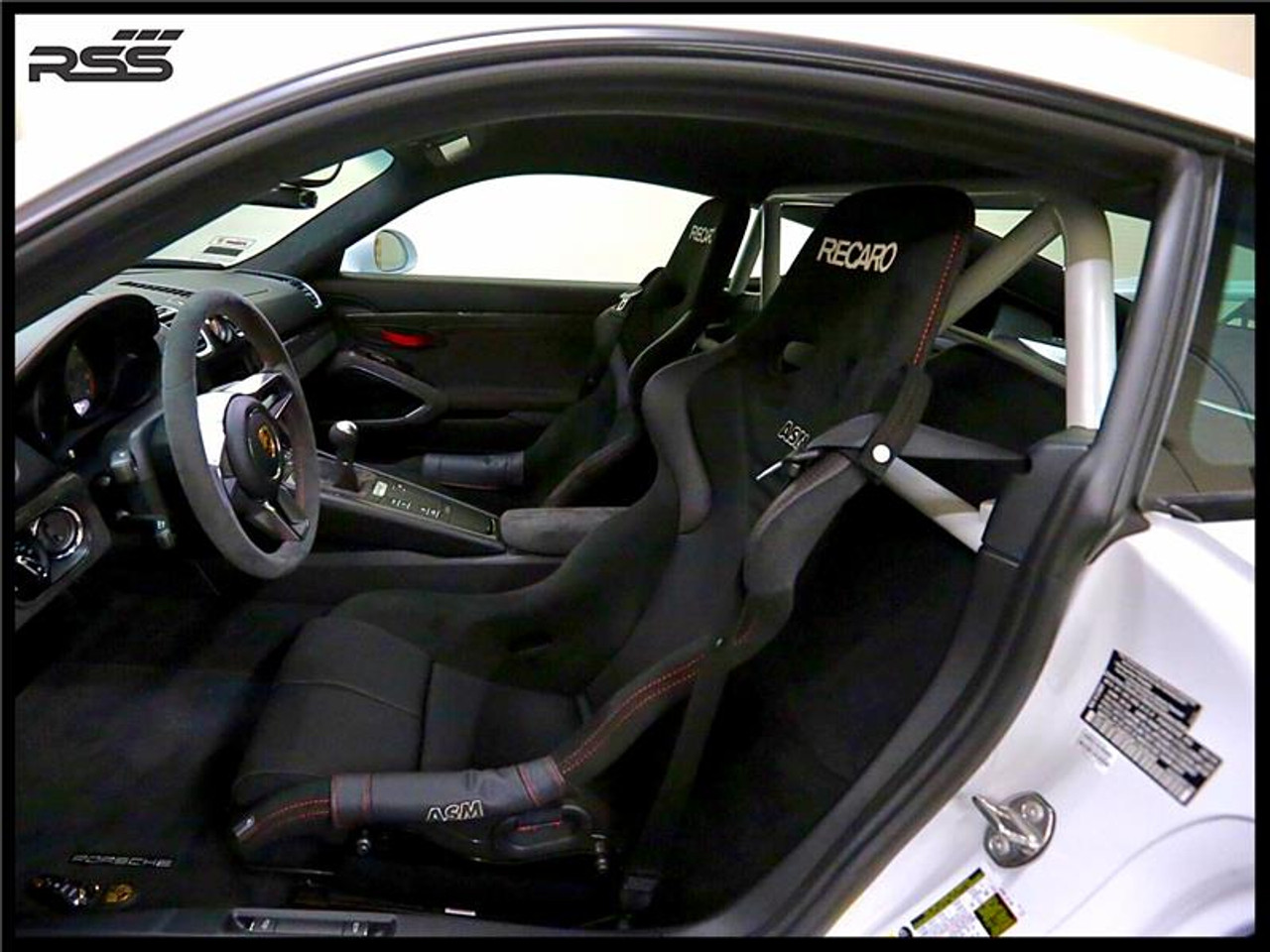 The RSS “951-Hybrid' Series 2pt Harness Bar (Uncoated - Raw) for 981 Cayman / GT4 / 718, is Engineered to maximize function, add rigidity, minimize added weight (+20 lbs), offer generous occupant seating space and integrate with interior. The Bar is a safety inspired design which secures safety harnesses directly behind the occupants shoulders. A one piece main hoop mounts to the chassis cross member and features a Straight Top Tube for a stronger main hoop. Diagonal Tubes provide additional structural support without obstructing the drivers rearward visibility. The Bar allows generous seat base travel with standard, OE bucket or racing bucket seats. Retains use of factory seat belts. Bolt-In installation, carpet, panel and tab trimming is required, Professional installation is recommended for a factory installed look. Designed, constructed and powder coated at RSS utilizing 1.50 inch DOM with precision cut reinforced mounting plates. Patent Pending Design