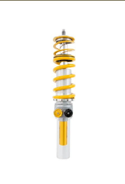 The Öhlins Advanced Track Day kit features our race-proven TTX twin-tube technology. This particular version is custom-made for the Porsche Cayman and Spyder GT4. The unique combination of a 46-mm, 2-way adjustable through-rod and lightweight McPherson strut for the front and a 36-mm rear-mounted TTX shock will completely transform your car. 




The TTX 46 and TTX 36 shock absorbers have been developed through Öhlins' participation in GT and Touring car racing. Our insights from racing give the Advanced Track Day kits a massive advantage. We're focused on giving your the best possible conditions to set fast lap times without losing control. A fast vehicle also needs to give the driver a sense of safety, comfort, and performance. With Öhlins' TTX Technology, the Advanced Track Day products deliver in all these areas.  




On the racetrack, you will cut seconds off your lap time compared to a standard setup. You're also just a few clicks away from a comfortable setting when driving to and from the racetrack or commuting to work. With the 2-way adjustable TTX 46 and TTX 36 shock absorbers, you have the possibility to fine-tune the car's handling to each racetrack. Just don't forget to keep your notebook close and write down the different adjustments you've made to save time and improve your track day skills even further. 




Öhlins' professional test drivers have tested all settings to ensure optimal performance, so all you need to focus on is the driving.




Features
GENERAL FEATURES:
TTX, a true twin tube design for cavitation free damping performance
2-way fully independent rebound- and compression adjustment
Aluminum high strength & light-weight parts
Rebuildable
2 year limited warranty
Height adjustable – approx. 20 mm lower than standard
FRONT FEATURES:
Through rod design, for better response and driver feedback
Spring preload adjuster
Used together with original top mounts
Upgradable to 3-, 4- & 5-way adjustable including blow-off valve
Spring rate 100N/mm
REAR FEATURES:
Through rod design, for better response and driver feedback
Spring preload adjuster
Used together with original top mounts
Upgradable to 3-, 4- & 5-way adjustable including blow-off valve
Spring rate 120N/mm