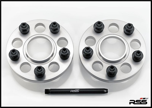 Porsche 15MM SPACERS, SET OF 2 • 971 Panamera Split Finish Wheel Packages • Kit Includes Silver Spacers and All New Black Wheel Bolts at the Appropriate Longer Length and Locating Pin

• All RSS Wheel Spacer Kits Come In Pairs, Include Locating Pin & Longer Wheel Bolts Where Applicable

• Available in 5mm, 7mm, 15mm & 18mm Sizes

• Hubcentric Design Where Applicable

• Most Kits Available in Silver or Black with Matching Silver or Black Wheel Bolts

• Combination Finish: Silver Spacers with Black Wheel Bolts

• Made at RSS in the USA with Premium Grade Materials

• Satisfaction & Fitment Guaranteed