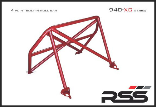 940/34 XC Series 4pt. Roll Bar 991 GT3 / RS. Finish: Red - RSS