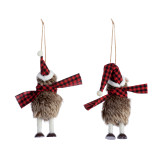 Felt Hedgehog Ornaments - 2 Assorted