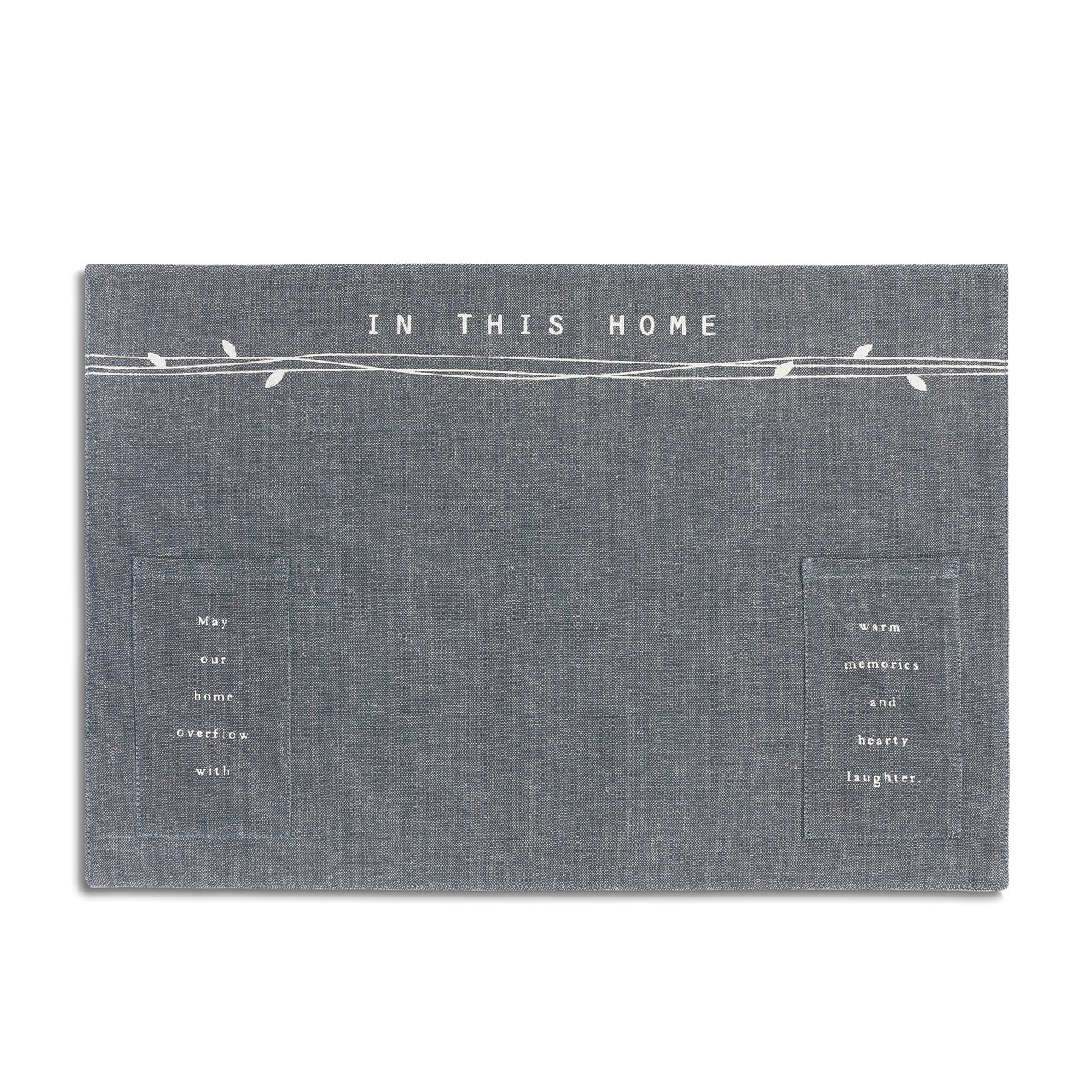 In this Home Utensil Pocket Placemat DEMDACO
