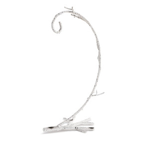 standing hook made of white branch